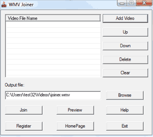 WMV Joiner  un programma a unire pi WMV in un grande file WMV.